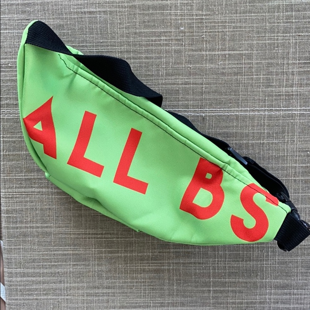 All BS fanny pack, waist bag, belt bag, green